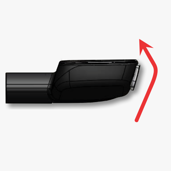 Cache Emblème Arrière Ford Ranger 2015-2021 - Anneau Décoratif Noir Mat - ABS - Auto-adhésif - Accessoire Tuning