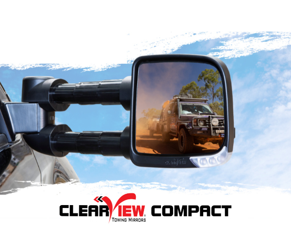 Clearview Towing Mirrors [Compact, Pair, Power-Fold Upgrade Wiring Kit
