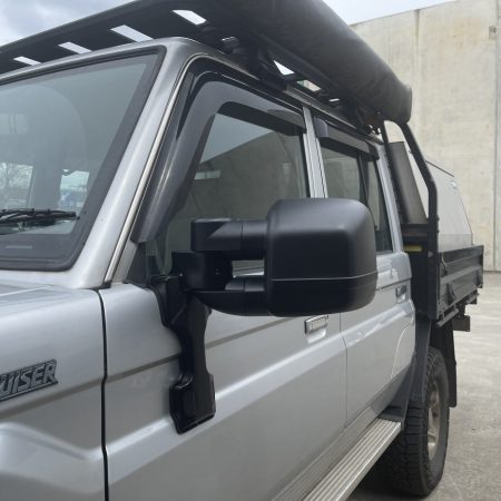 Clearview Towing Mirrors [Compact, Pair, Electric] - Toyota LandCruiser 70 Series 1984 - Aug 2023