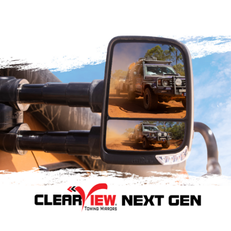 Clearview Towing Mirrors [Next, Pair, Indicators (Cat 6), Electric] - Mitsubishi Triton 2015 on, Mitsubishi Pajero Sport