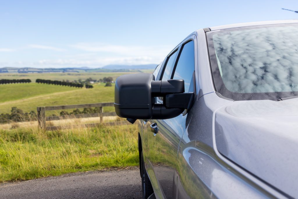 Clearview Compact Mirrors on Nissan Navara D27 Non-Extended