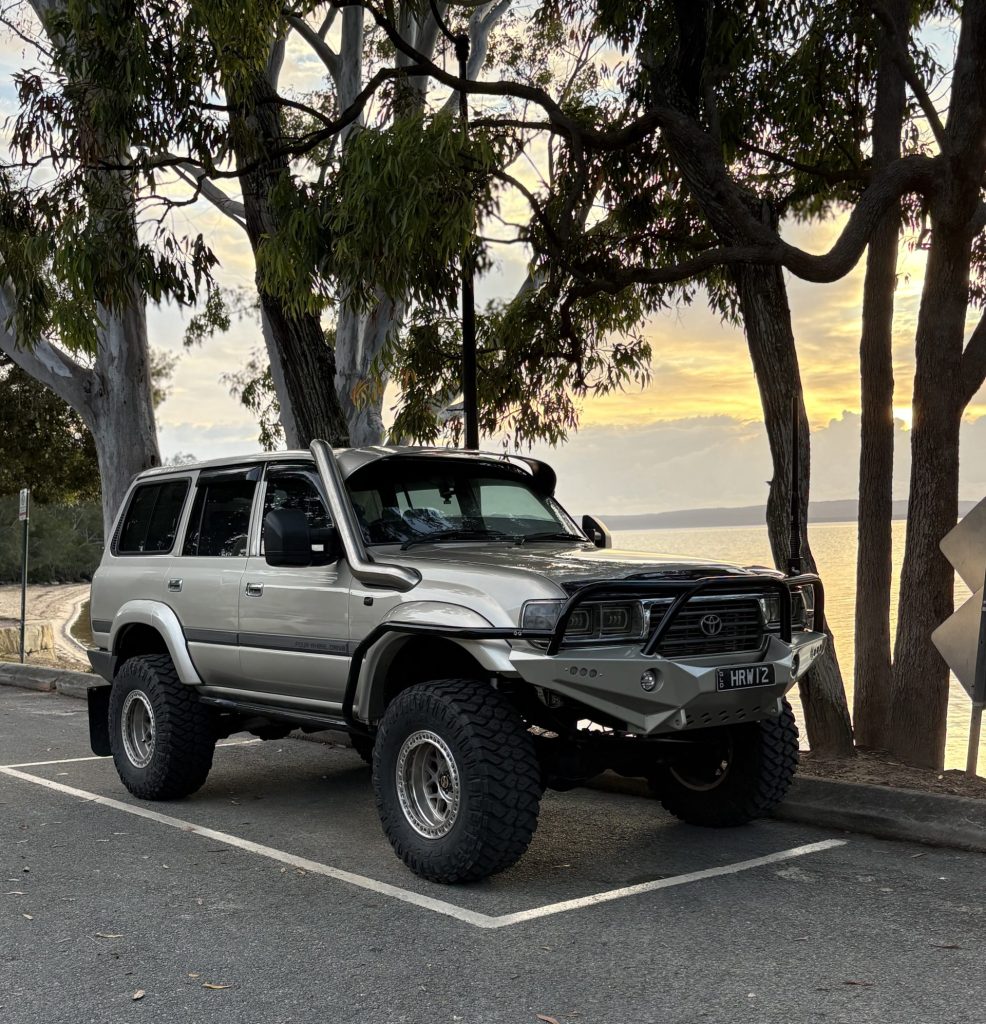 Hayden's Toyota LandCruiser 80 Series with Clearview Next Gen Towing Mirrors